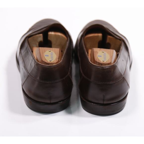 Salvatore Ferragamo Mens Vintage Brown Leather Penny Loafers Men's US 10.5 D - Picture 6 of 11